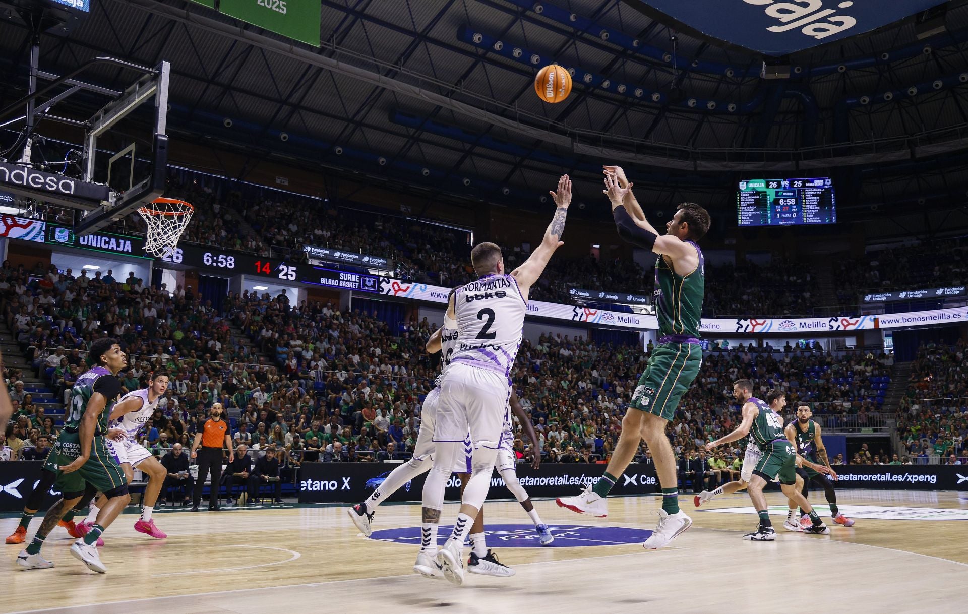 El Unicaja - Surne Bilbao, en imágenes