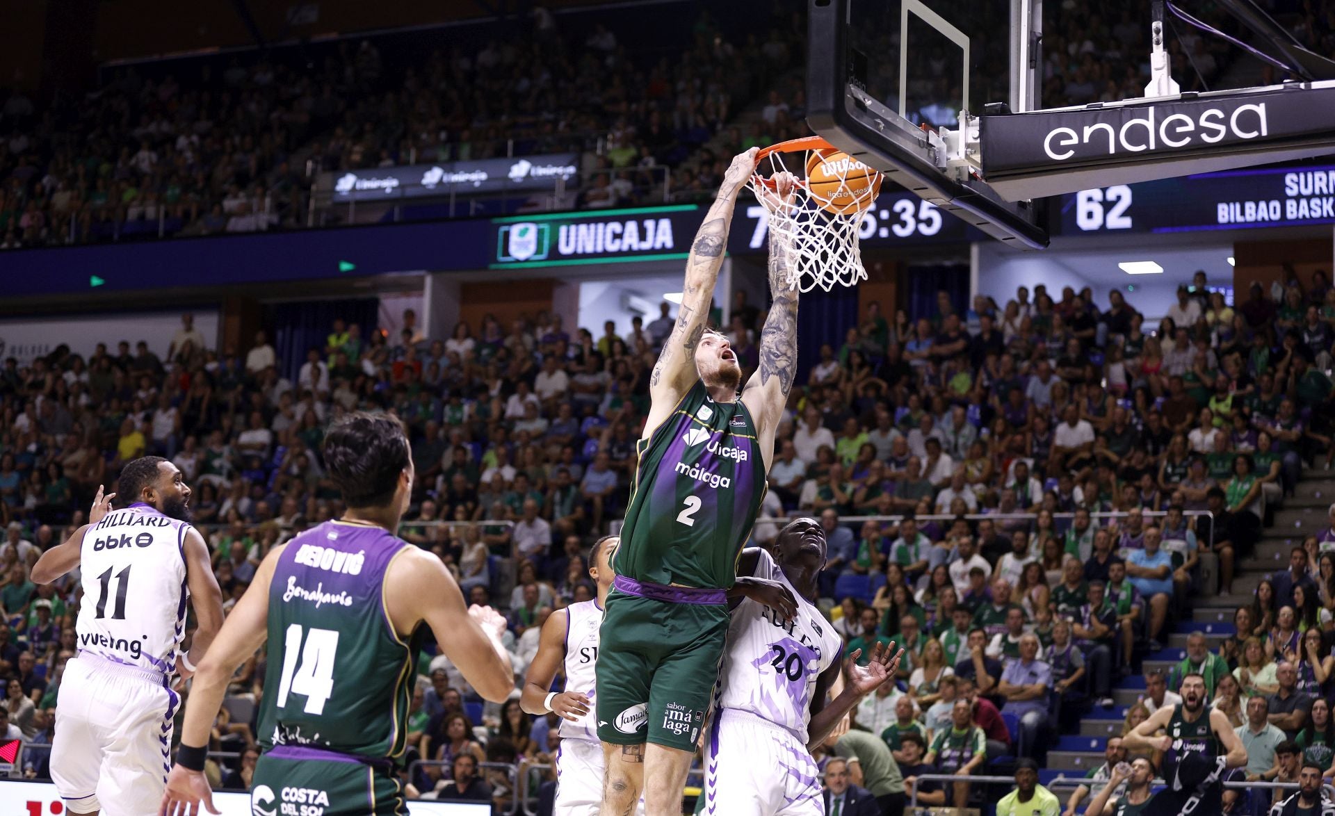 El Unicaja - Surne Bilbao, en imágenes