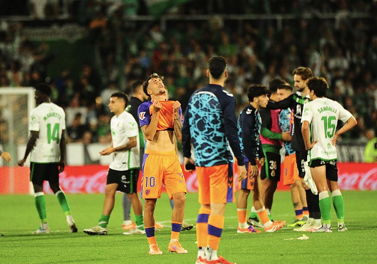 El Racing- Málaga, en imágenes