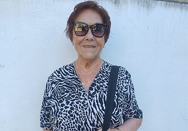 Carmen Palacios, usuaria del programa.