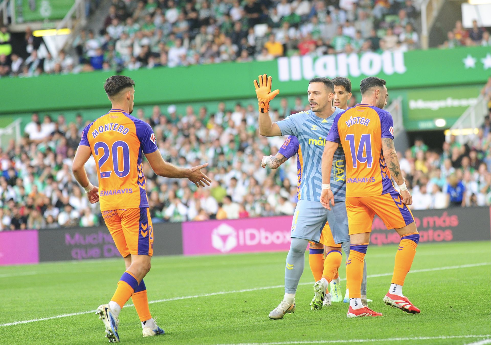 El Racing- Málaga, en imágenes