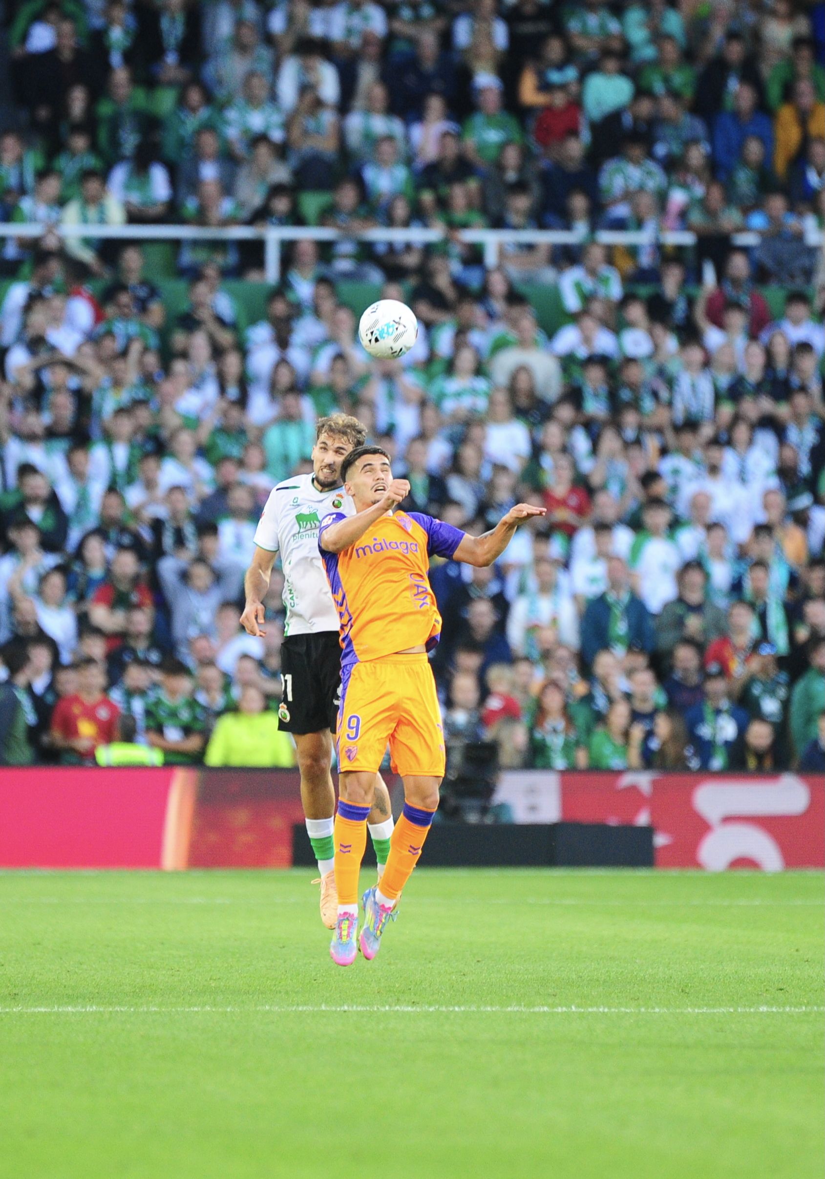 El Racing- Málaga, en imágenes