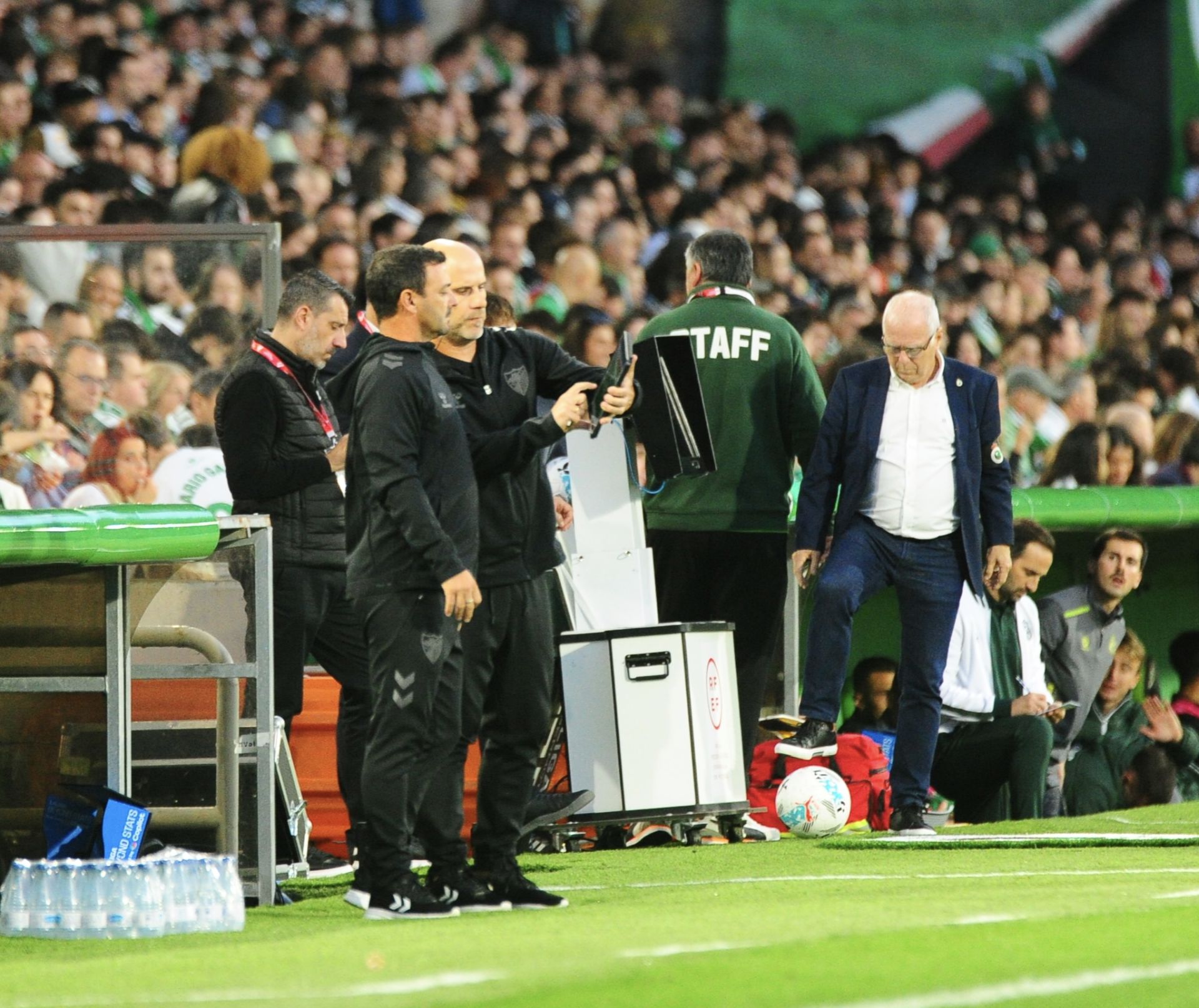 El Racing- Málaga, en imágenes