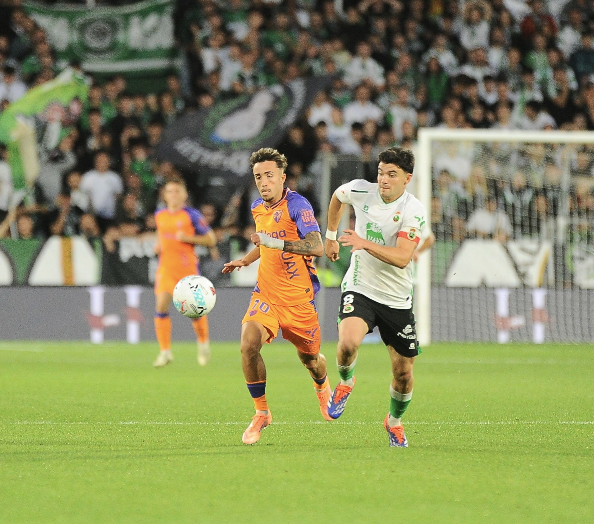 El Racing- Málaga, en imágenes