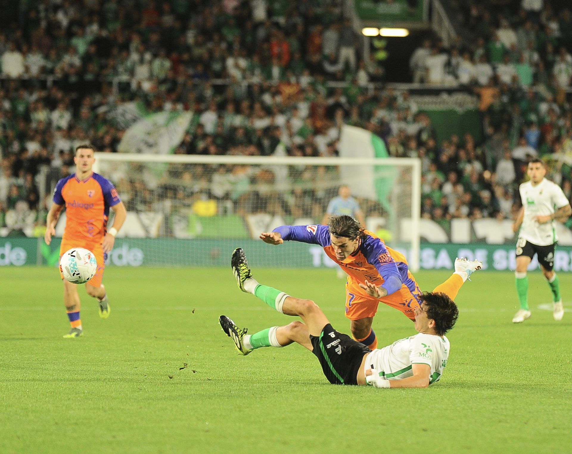El Racing- Málaga, en imágenes