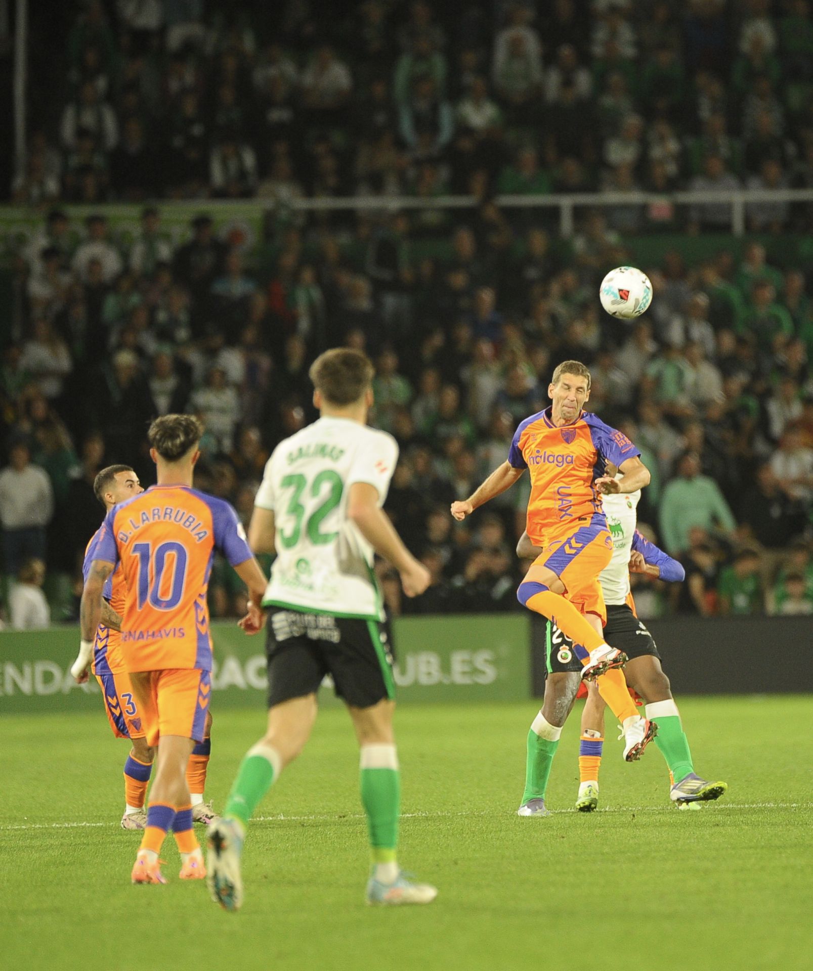 El Racing- Málaga, en imágenes