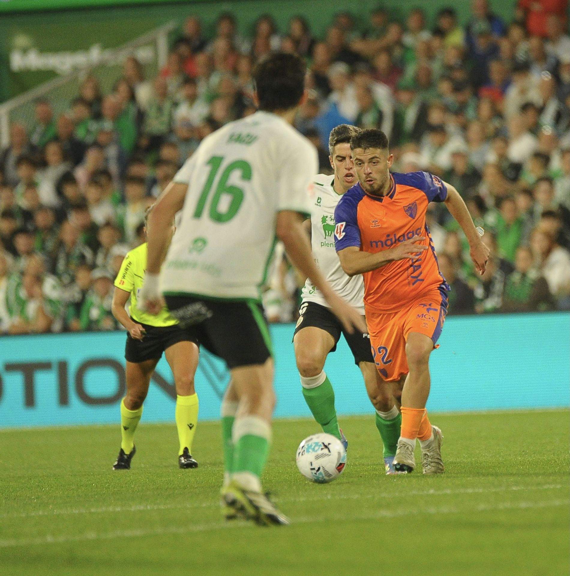 El Racing- Málaga, en imágenes
