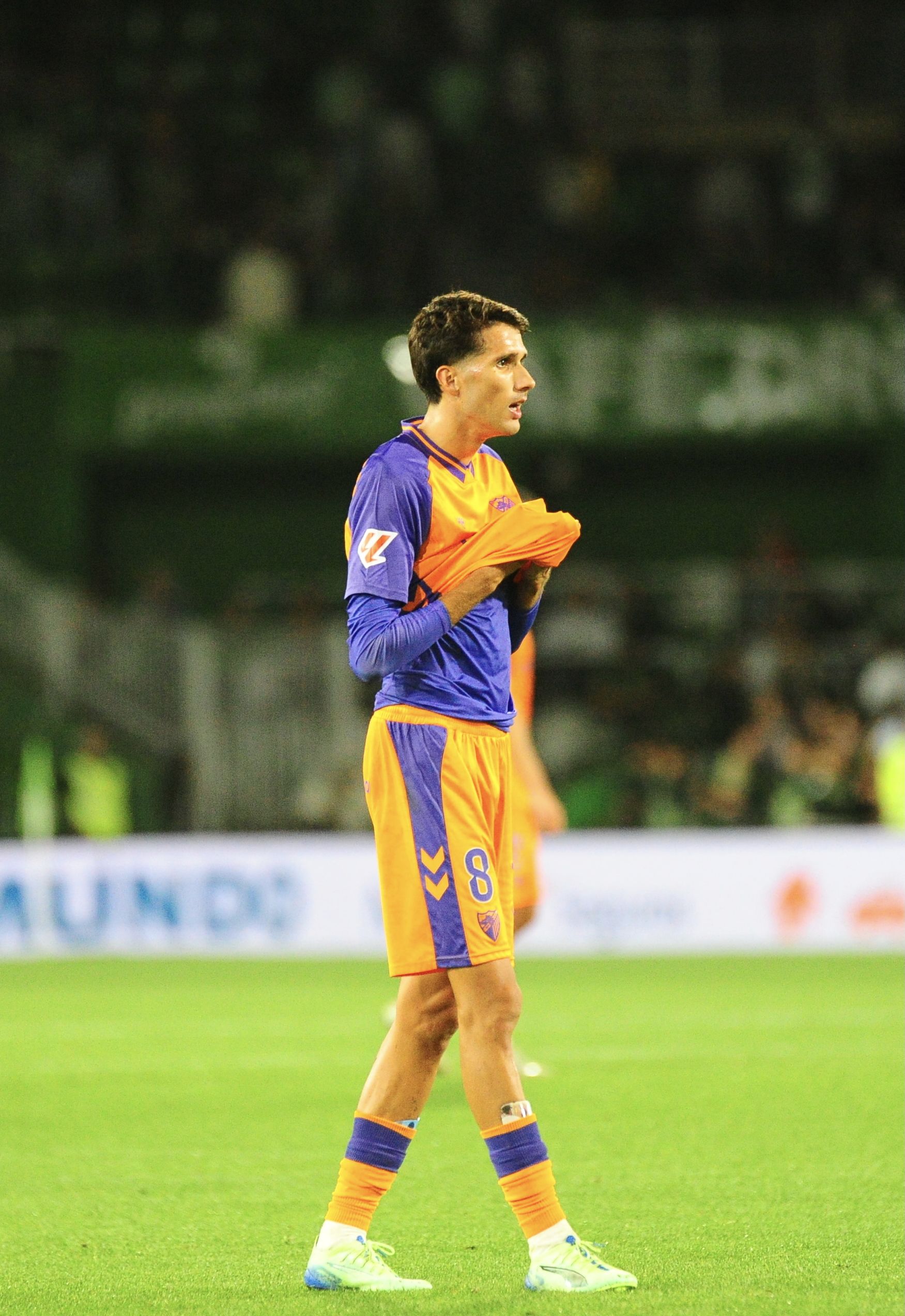 El Racing- Málaga, en imágenes