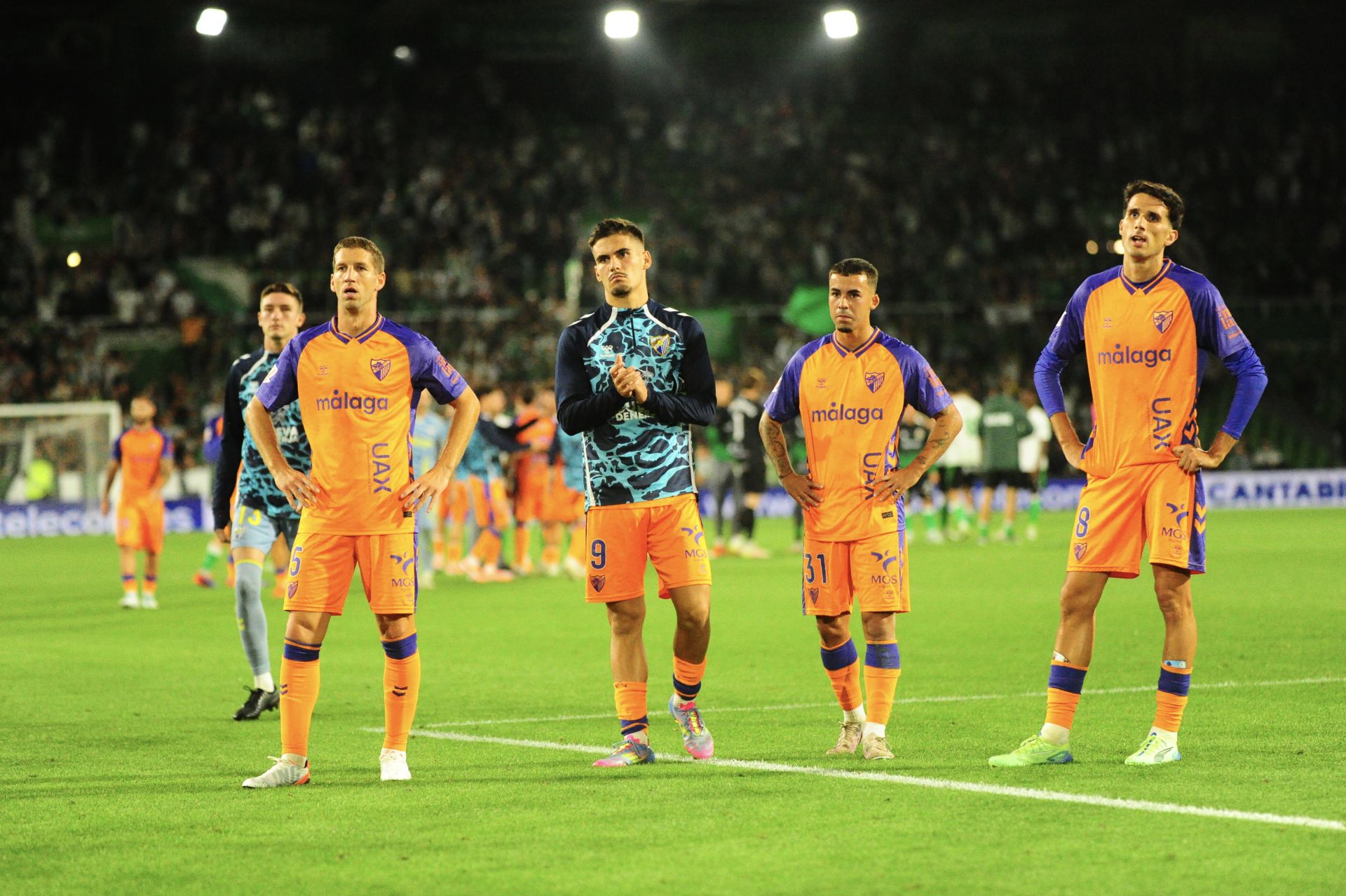 El Racing- Málaga, en imágenes