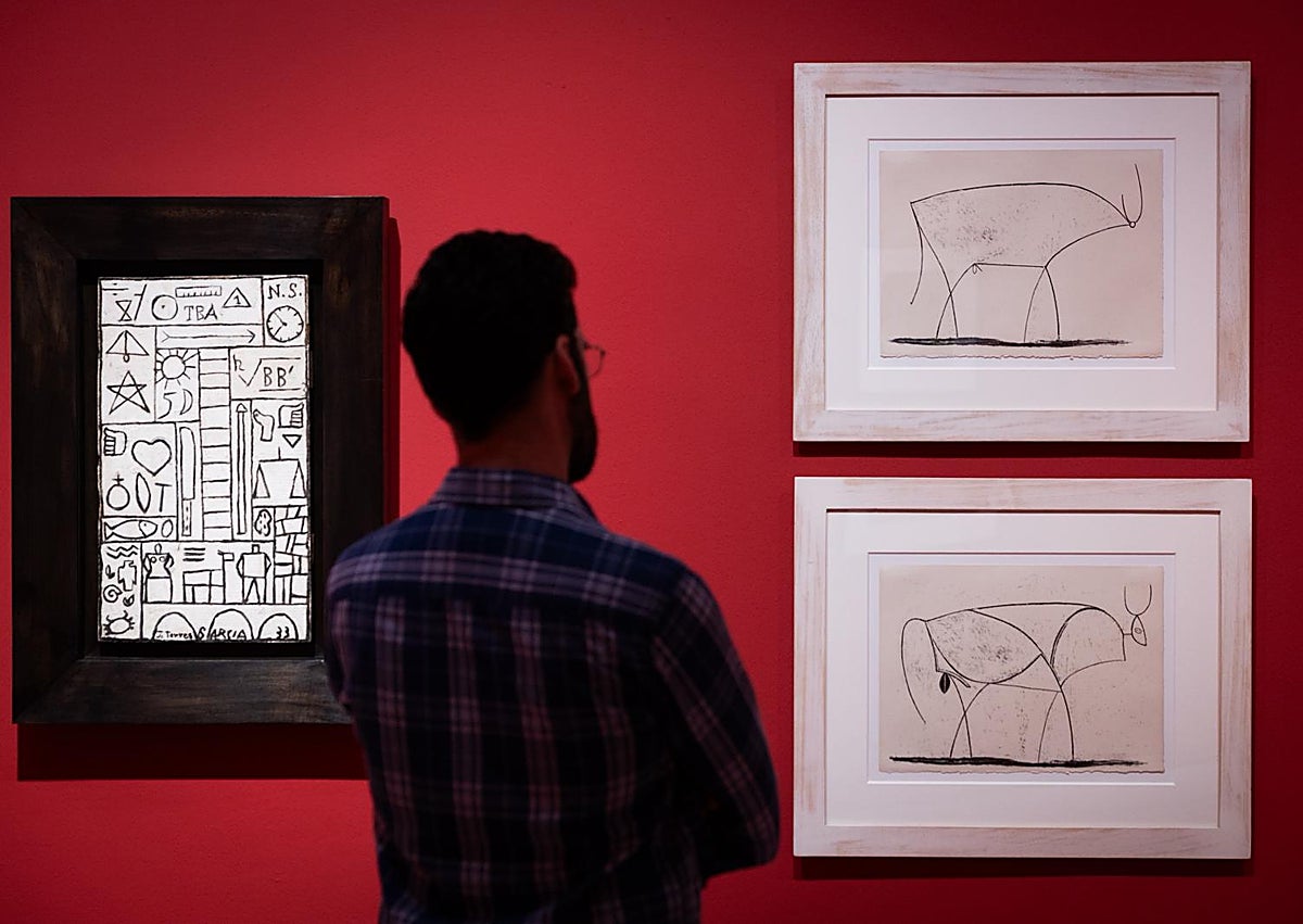 Imagen secundaria 1 - 'Calabazas' de Miquel Barceló. Litografías de Picasso junto a un óleo de Joaquín Torres-García. Pieza de Miralles.