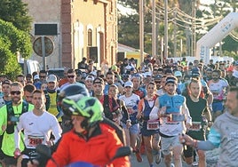 Participantes en el Trail Desafío La Capitana de Rincón de la Victoria.