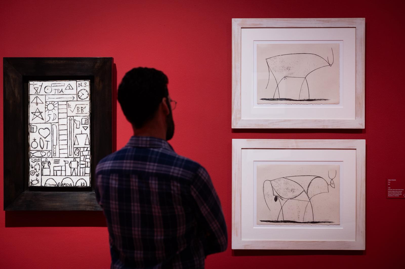 La exposición &#039;Telúricos y primitivos. De la Escuela de Vallecas a Miquel Barceló&#039;, en imágenes