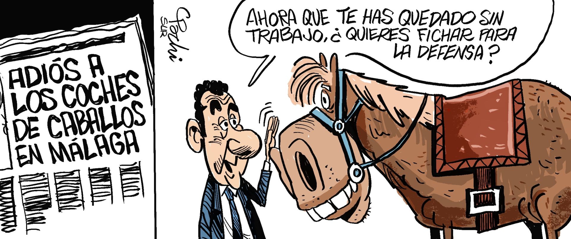 La actualidad deportiva del mes de octubre, en las viñetas de Pachi