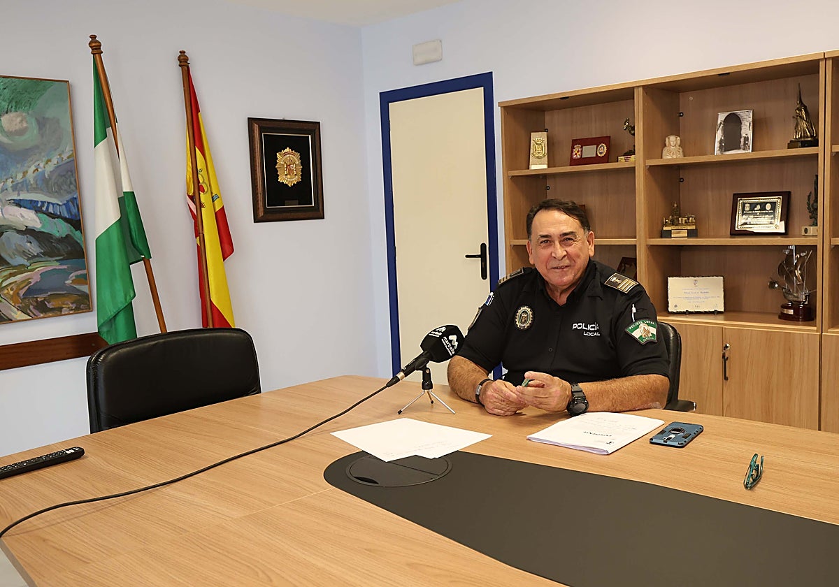 El portavoz e inspector de la Policía Local de Marbella, Miguel Ángel Benítez.