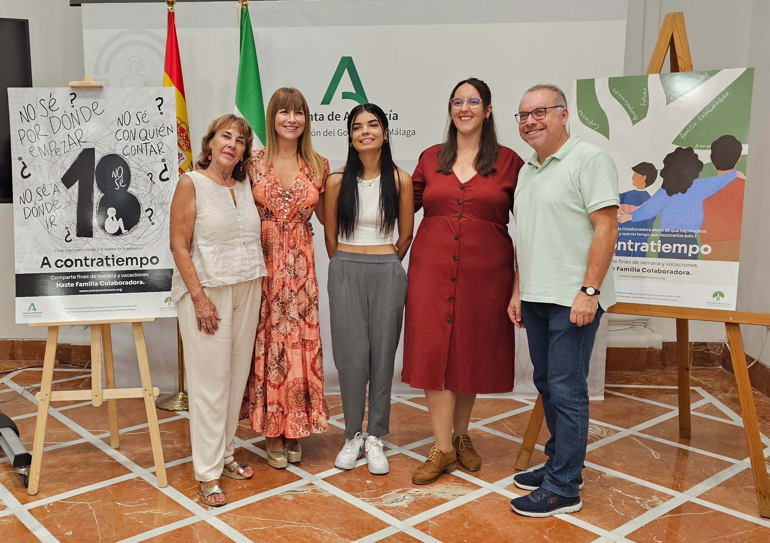 Nueva campaña para buscar en Málaga familias colaboradoras con menores tutelados