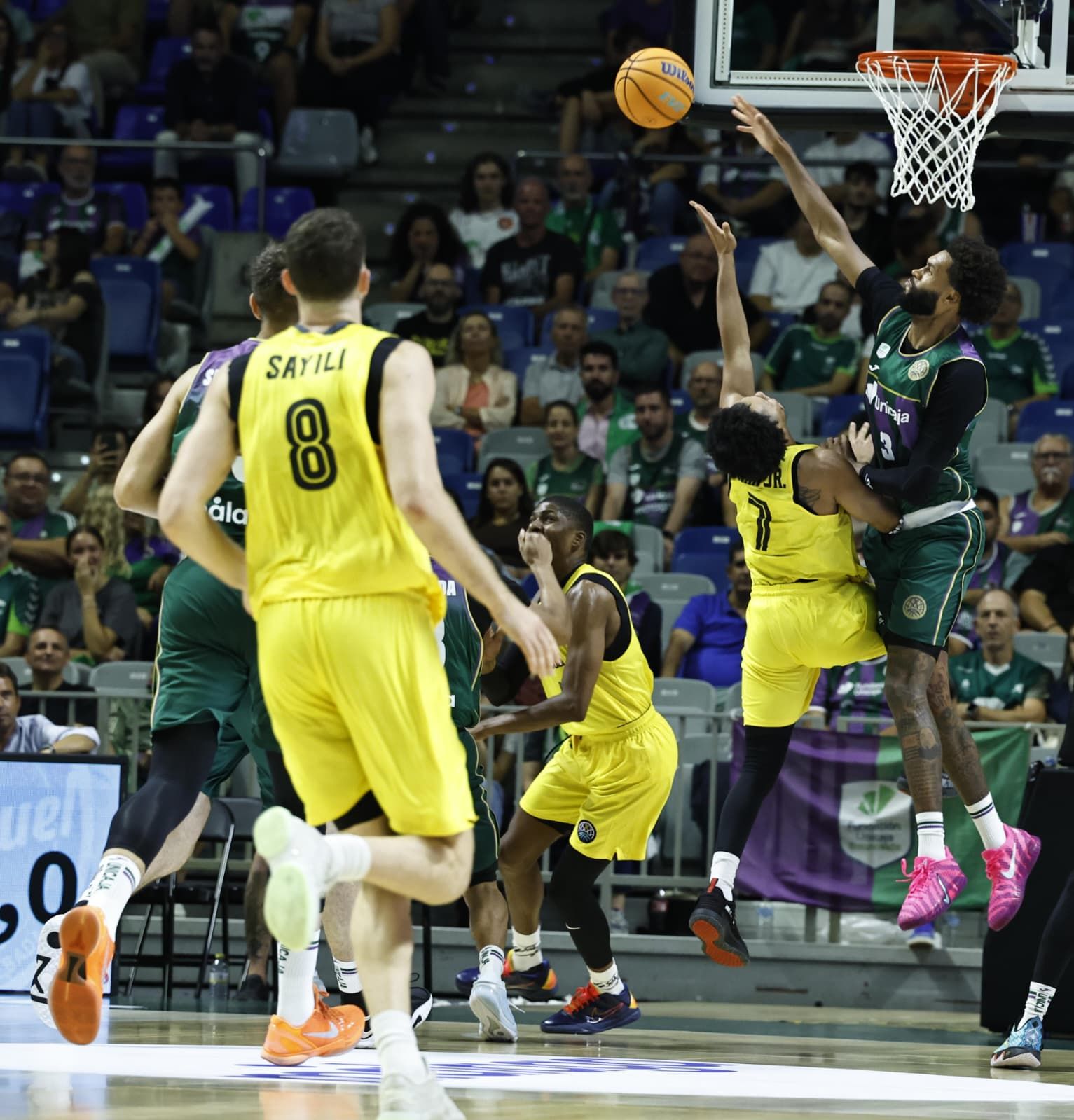 El Unicaja-Mersin de BCL, en imágenes