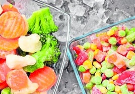 La ultracongelación hace posible que las verduras conserven sus propiedades