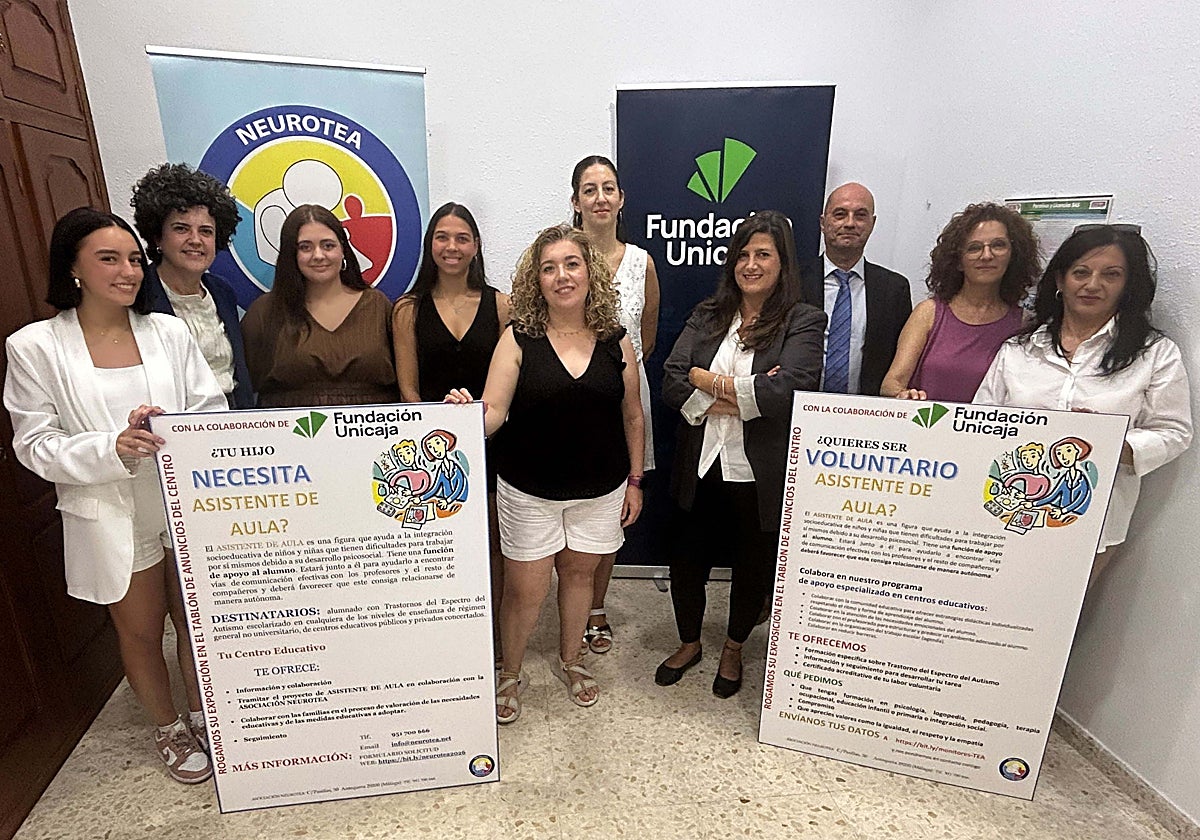 Presentación de la alianza, en la Asociación Neurotea.