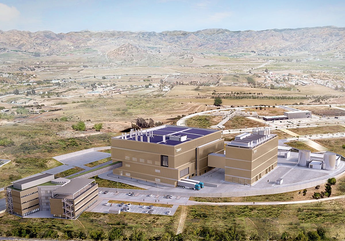 Recreación de cómo será la 'fab' de IMEC en Málaga.