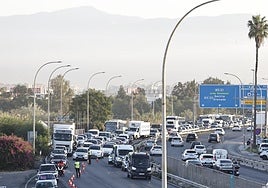 Colapso de tráfico en el entorno del siniestro.