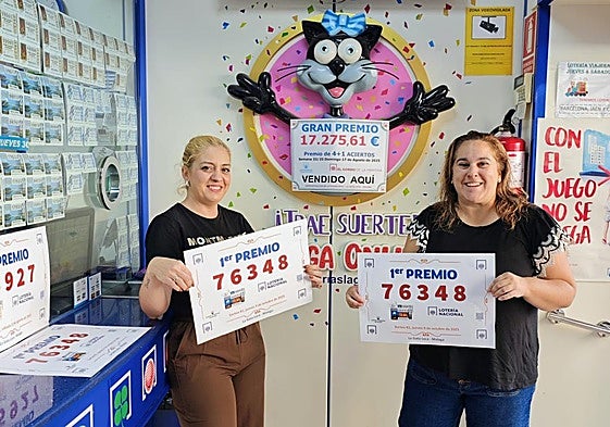 Cae en Málaga el primer y segundo premio de la Lotería Nacional del jueves 9 de octubre