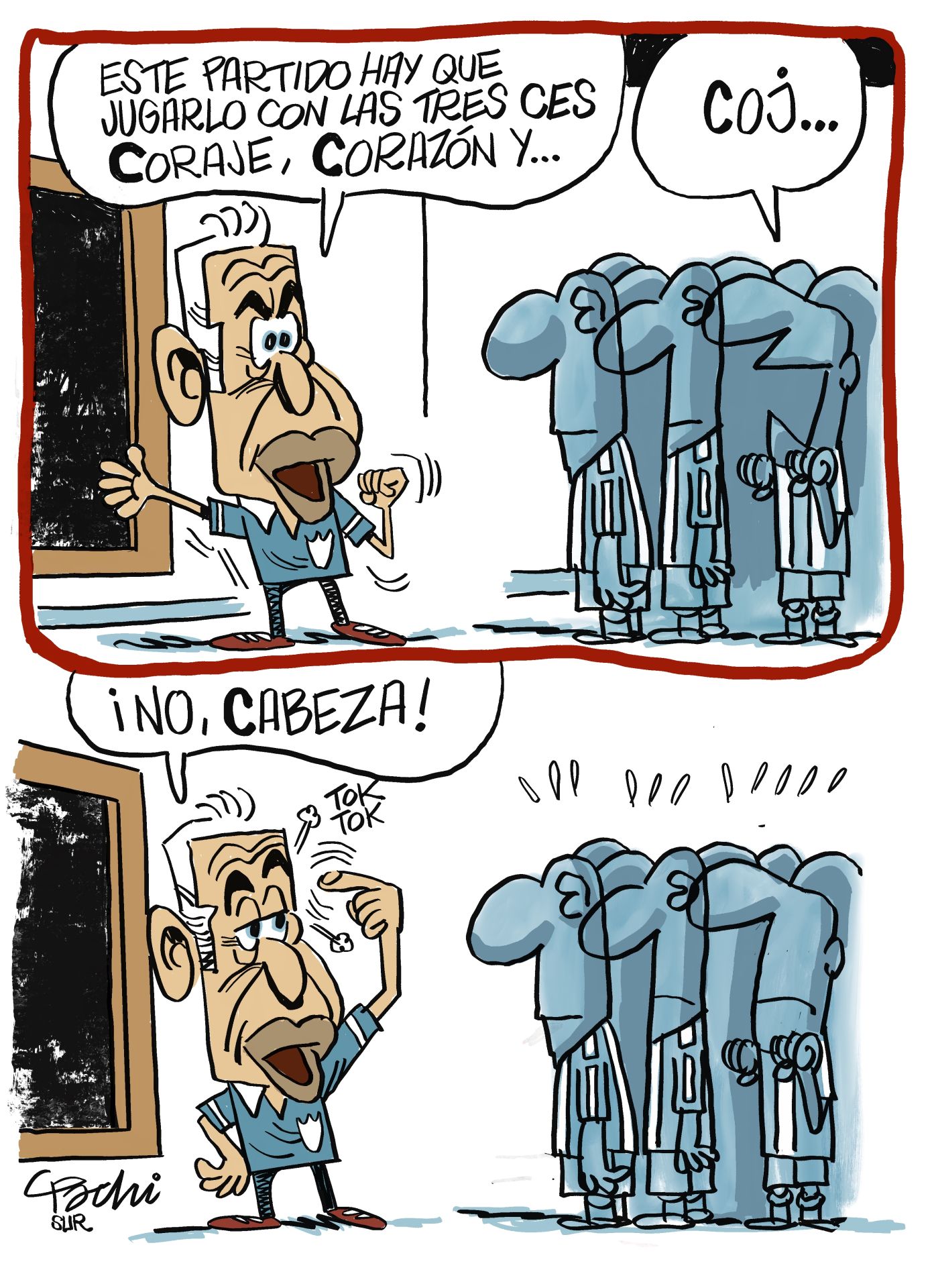 La actualidad deportiva del mes de octubre, en las viñetas de Pachi