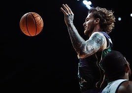 Balcerowski, tras realizar un mate en la reciente Copa Intercontinental.