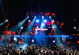 Una imagen del Brunch, este sábado, durante la actuación de Jan Blomqvist.