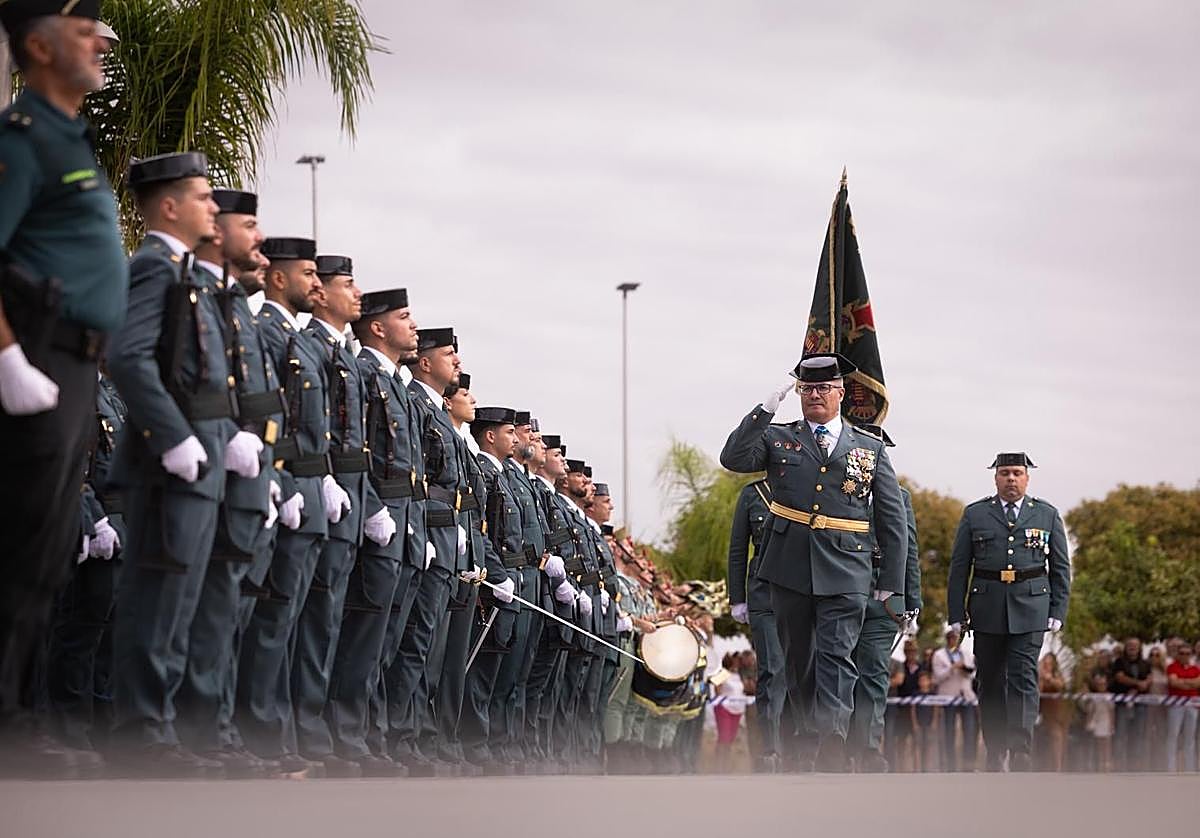 Las mejores fotos del acto en Málaga de la festividad de la patrona de la Guardia Civil