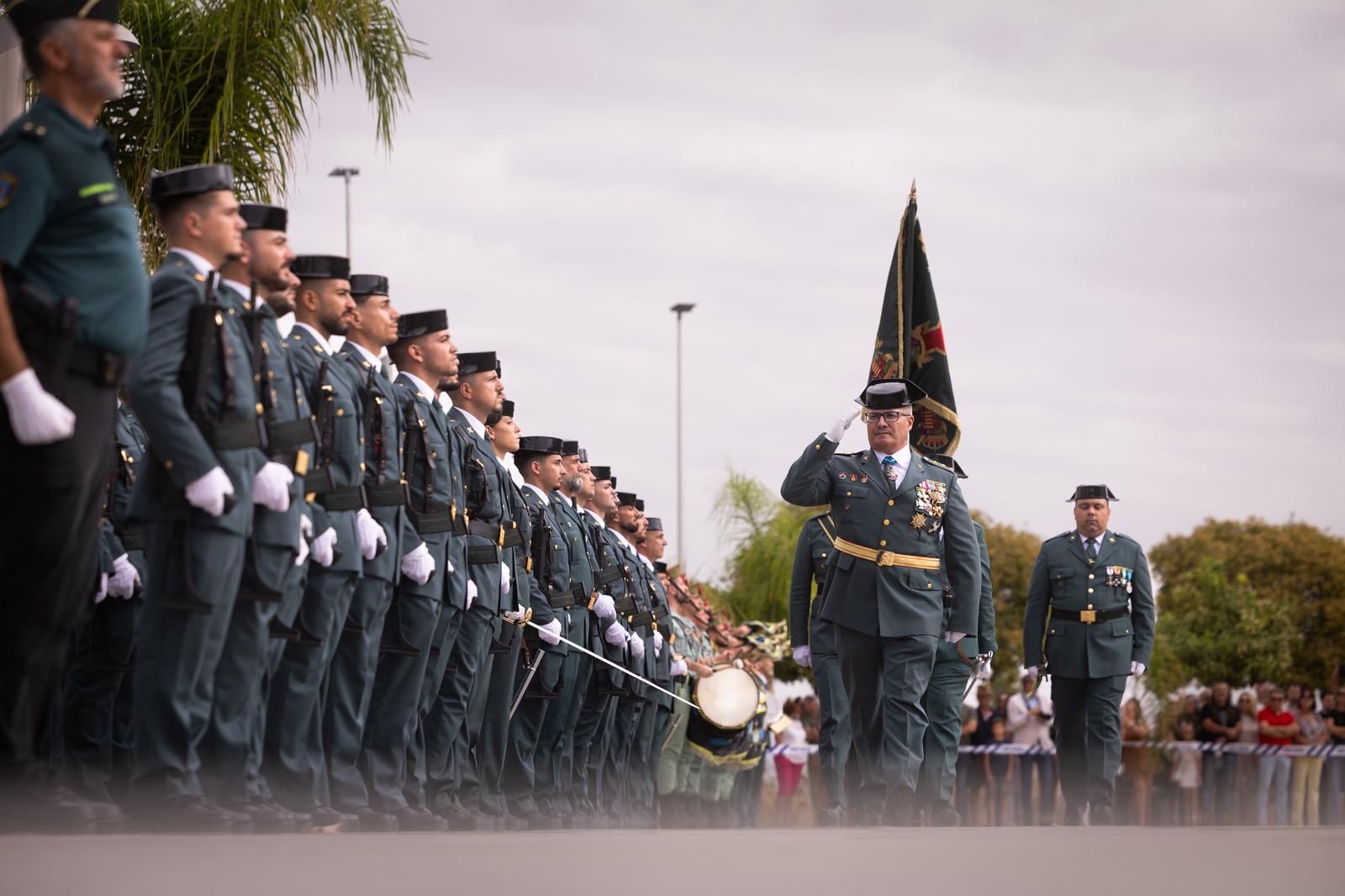 Las mejores fotos del acto en Málaga de la festividad de la patrona de la Guardia Civil