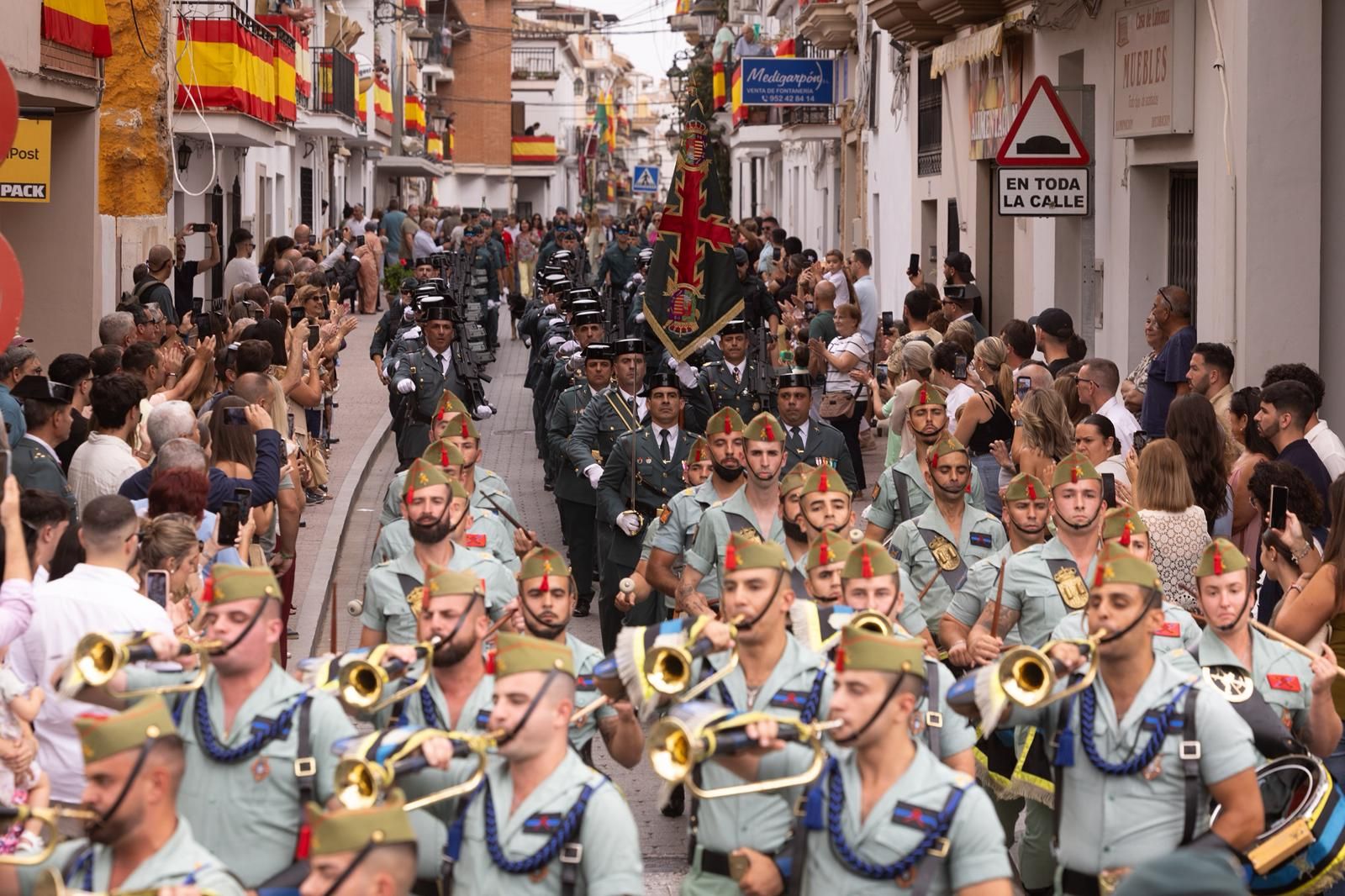 Las mejores fotos del acto en Málaga de la festividad de la patrona de la Guardia Civil