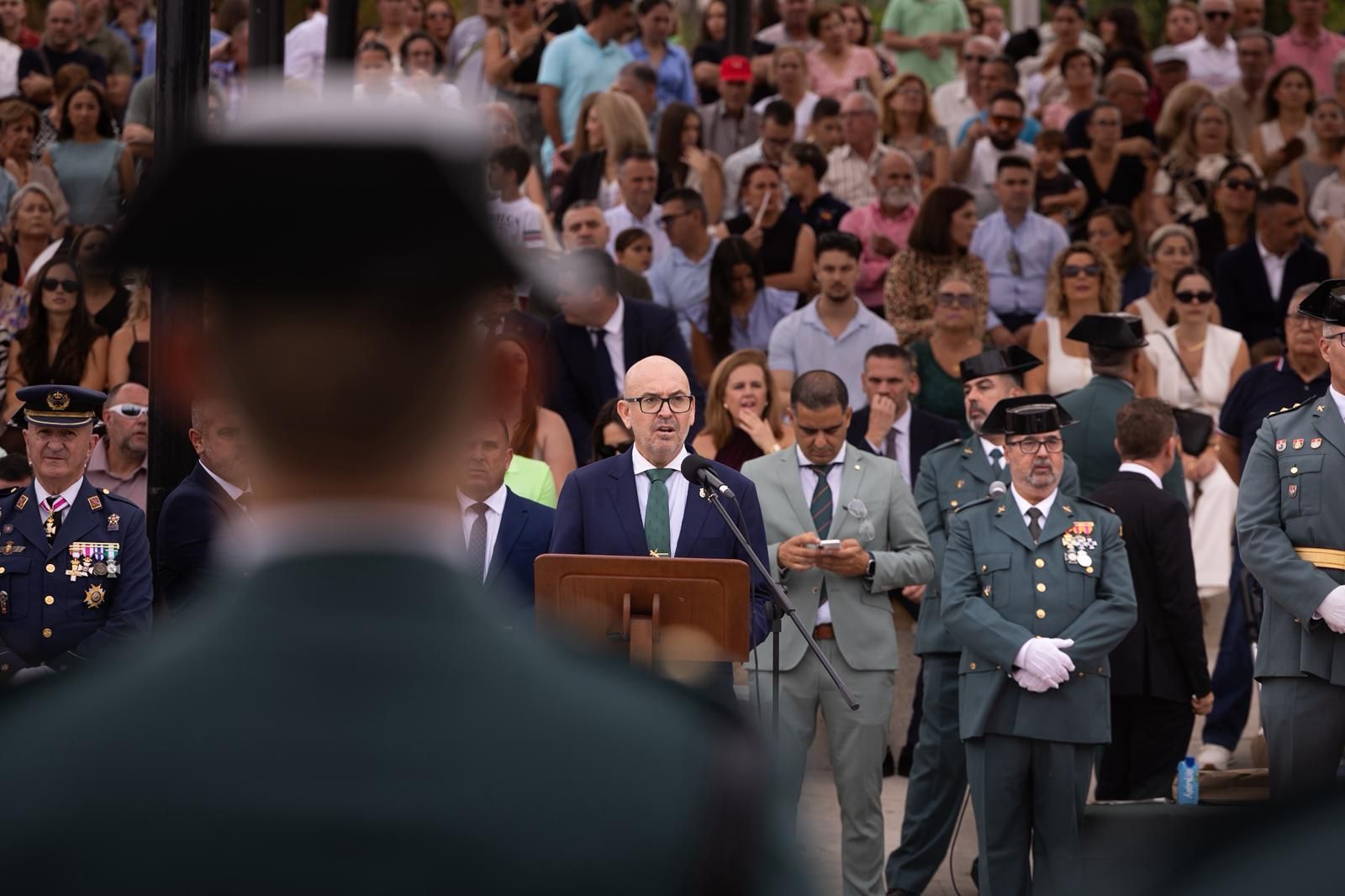 Las mejores fotos del acto en Málaga de la festividad de la patrona de la Guardia Civil