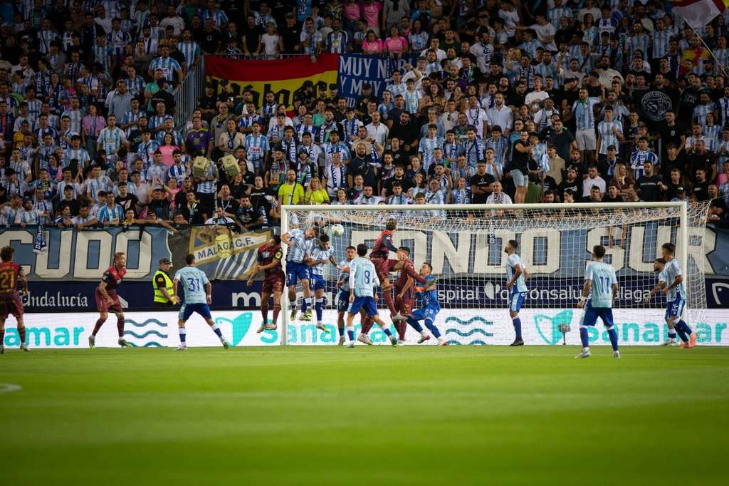 Las mejores imágenes del Málaga-Deportivo