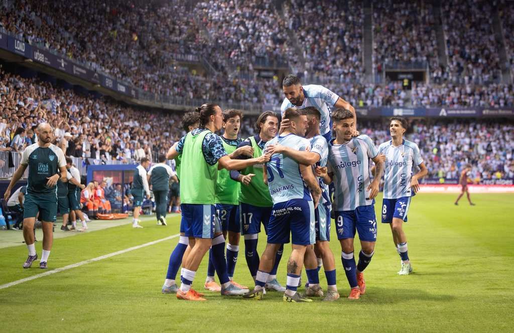 Las mejores imágenes del Málaga-Deportivo