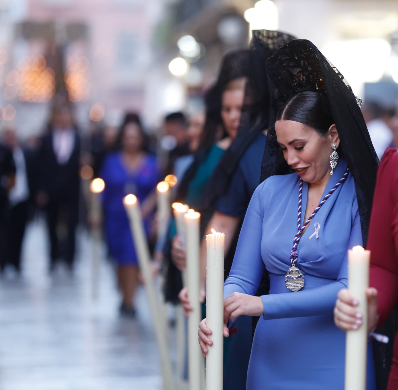 La procesión extraordinaria de la Virgen del Gran Perdón por el centenario de la Hermandad del Prendimiento, en imágenes