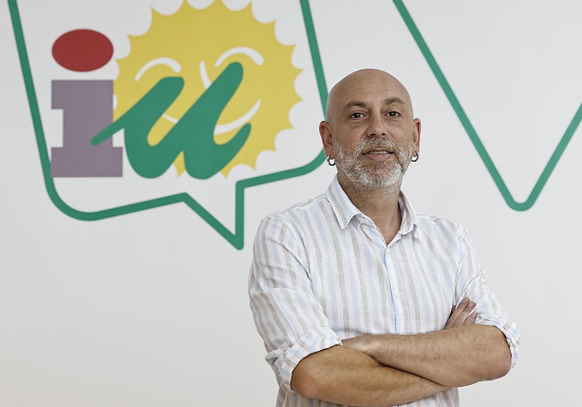 Alba, en la sala de prensa de la sede provincial de Málaga, donde reside.