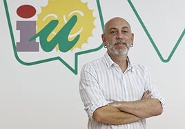 Alba, en la sala de prensa de la sede provincial de Málaga, donde reside.