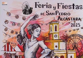 Cartel de la Feria y Fiestas de San Pedro Alcántara.