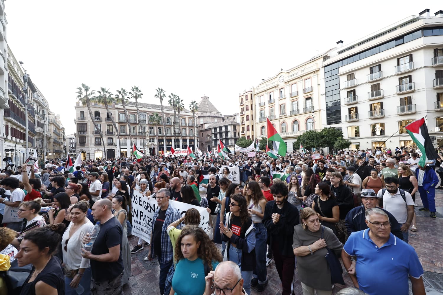 Manifestación por Palestina en Málaga