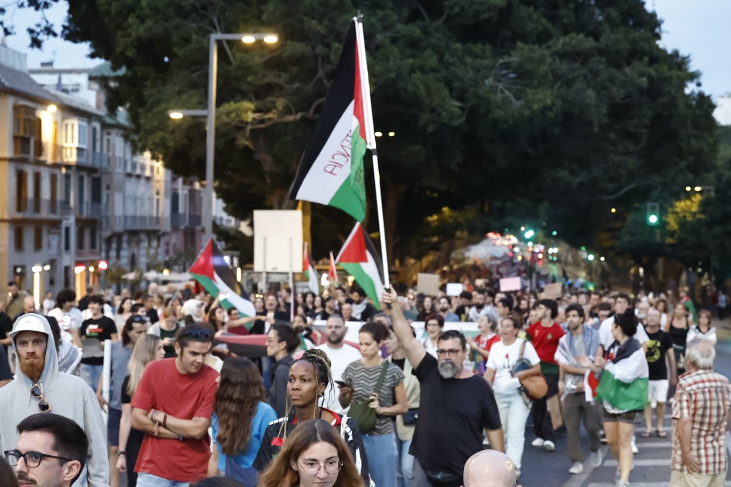 Manifestación por Palestina en Málaga