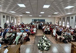 Las mujeres reconocidas este miércoles en la Mancomunidad de la Axarquía.