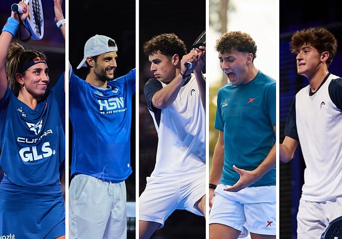 Bea González, Momo González, Fran Guerrero, Guille Collado y Curro Cabeza.