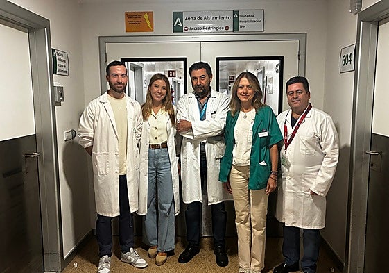 Imagen de los miembros del Servicio de Hematología y Hemoterapia del Hospital Regional.
