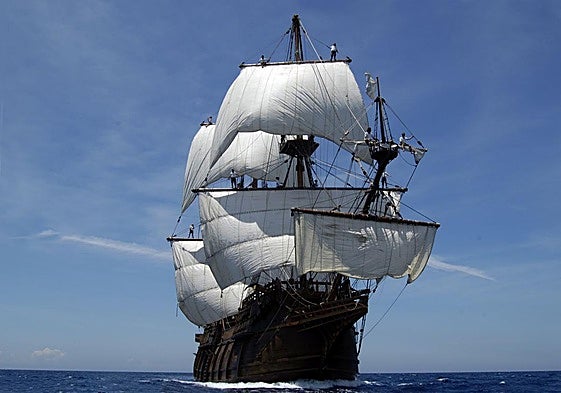 El Galeón Andalucía visita el puerto deportivo de Benalmádena y será la última oportunidad de subir a bordo