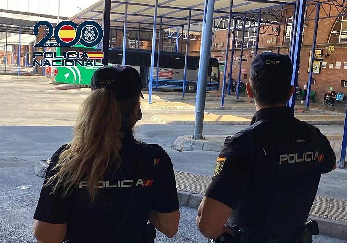Rompe una botella de cristal en la cabeza a una mujer sin mediar palabra en la estación de autobuses de Málaga