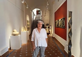 Esperanza Romero en el Ateneo de Málaga.