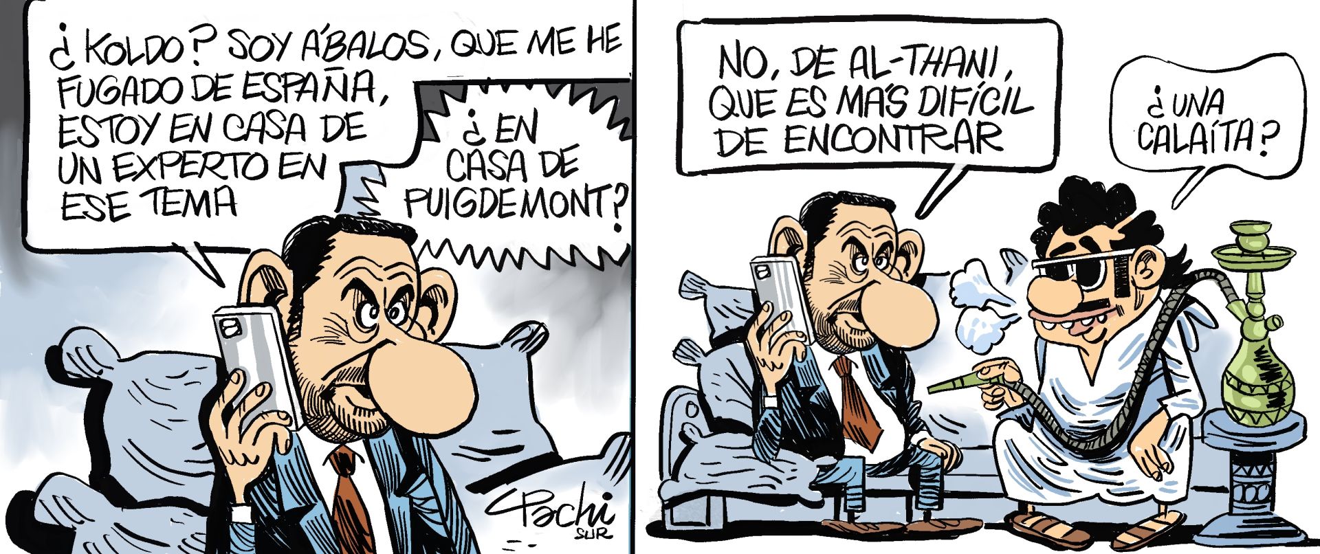 La actualidad deportiva del mes de octubre, en las viñetas de Pachi