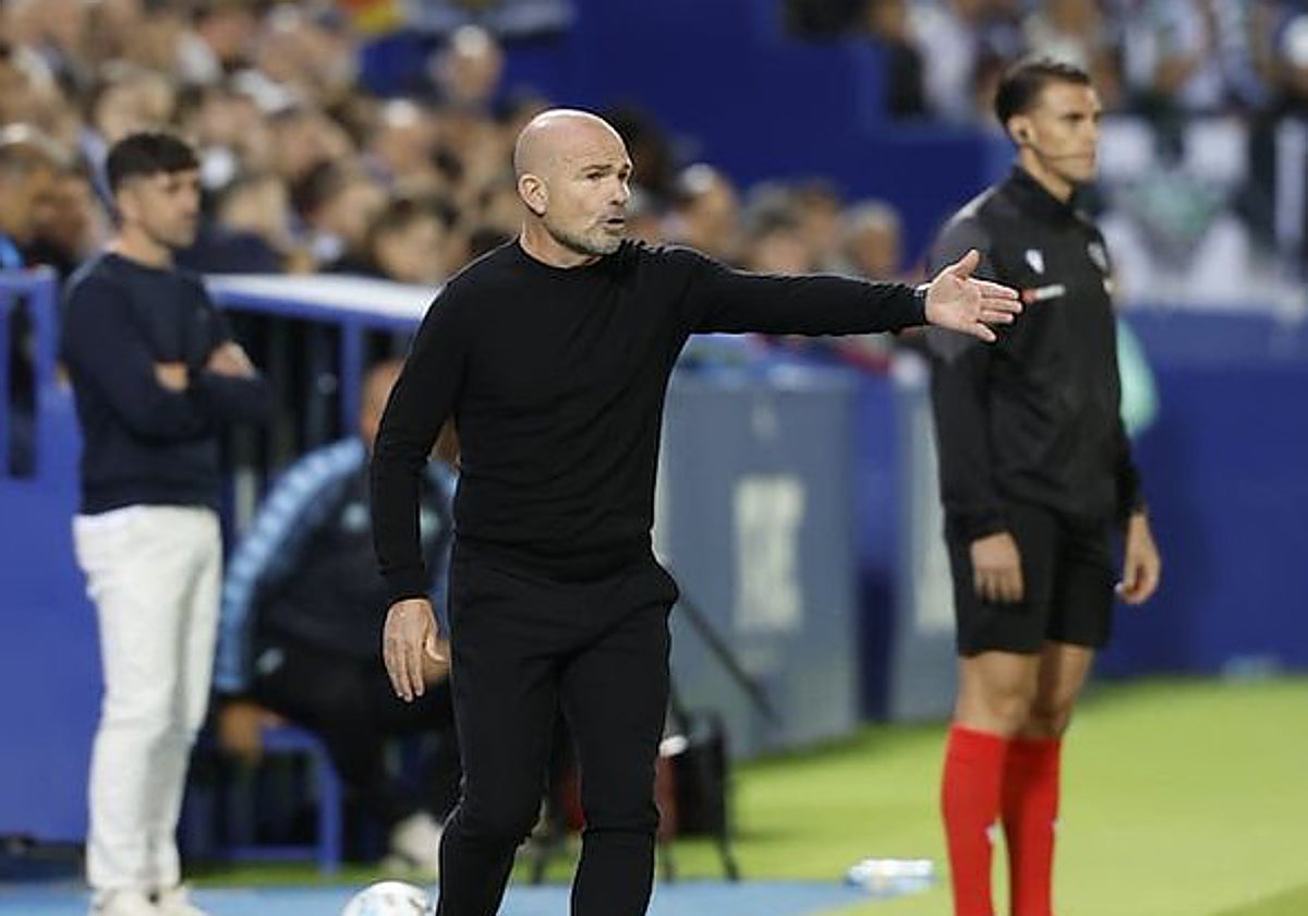 Paco López, entrenador del Leganés.