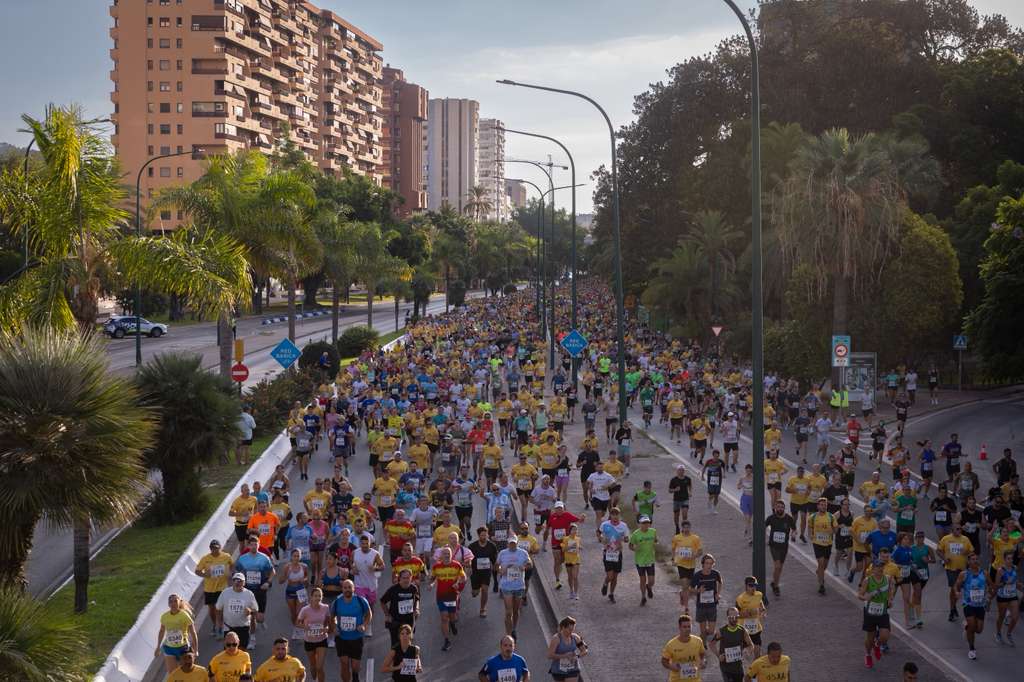 Las mejores imágenes de la Carrera Urbana Ciudad de Málaga