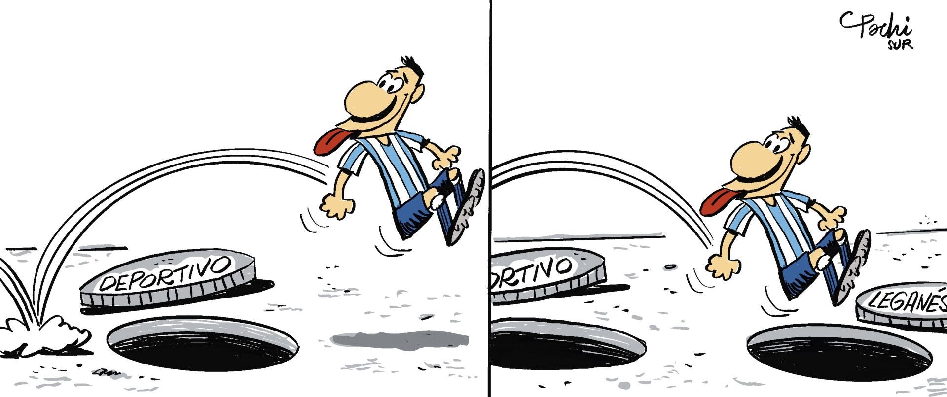 La actualidad deportiva del mes de octubre, en las viñetas de Pachi